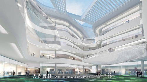 珠海世邦國(guó)際商貿(mào)中心 空間設(shè)計(jì)與自然山脈互相交匯